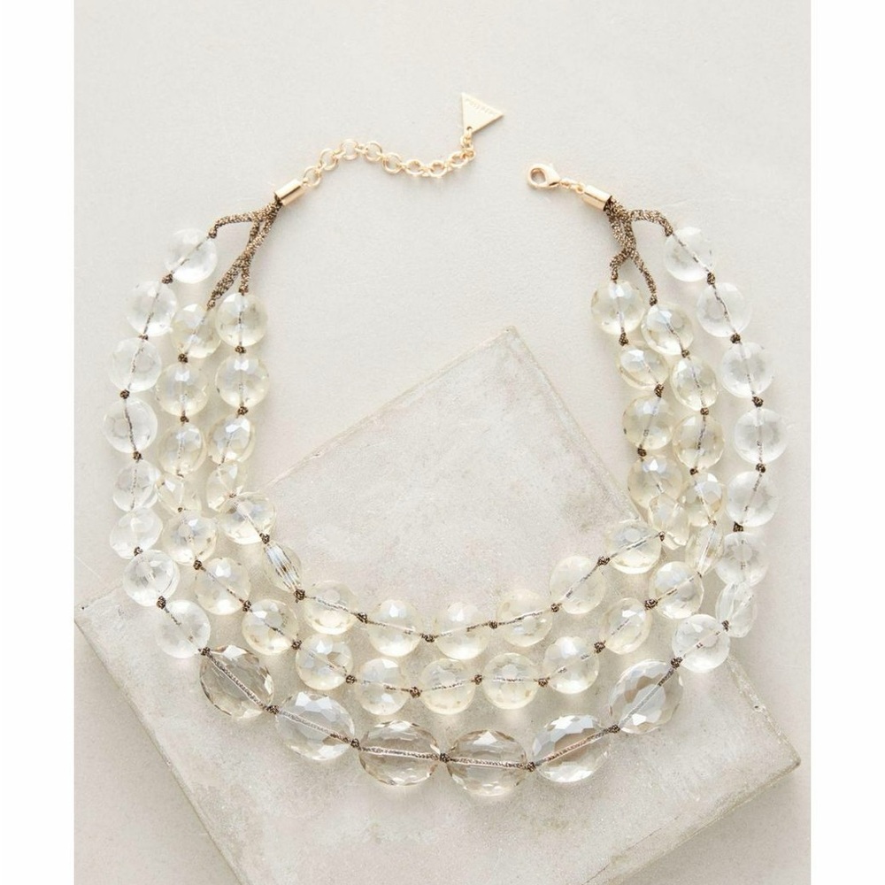 Anthropologie Serefina Clarity Layered Necklace